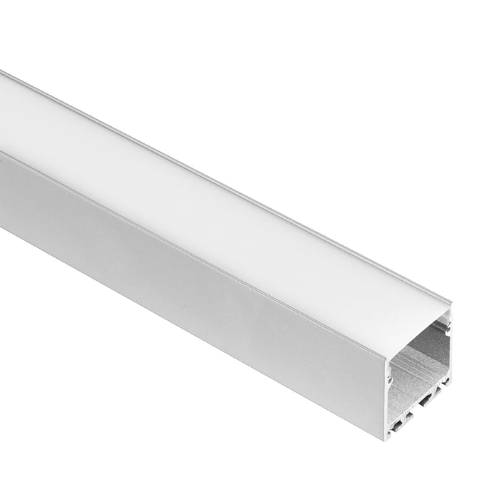 Halcyon SILVER SURFACE MT W35 X D35MM ALU PROFILE OPAL FROSTED