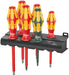 Wera 160 i/168 i/6 Kraftform Plus Screwdriver Rack Set 6pc 1000V VDE
