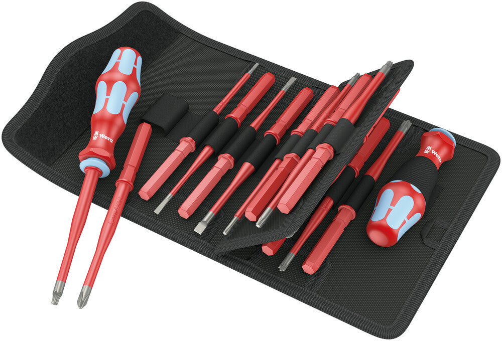 Wera Kraftform Kompakt Stainless Screwdriver Set 17pc 1000V VDE