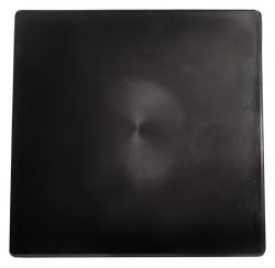 Manrose Duct Grille 150mm Square Black Low Profile