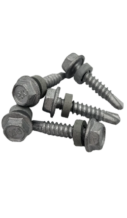 Black Smiths 20mm X 12G Tek Screw Hex Head - Metal (Jar50)