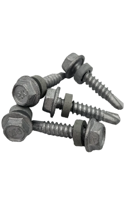 Black Smiths 20mm X 12G Tek Screw Hex Head - Metal (Jar50)