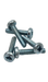 Black Smiths 12mm X M4 Machine Screw Pan Head (Jar50)
