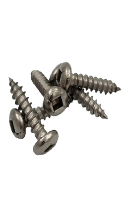 Black Smiths 19mm X 8G Self Tapping Screw Panhead Stainless Steel Sqd (Jar50)