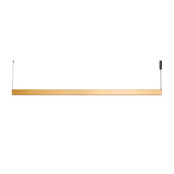 Glight L1524 W11 H60Mm 75W 24V Led Driver Included Up And Down Track Gold Colour 1.5M Suspension Kit And Gear Box In Black Colour
