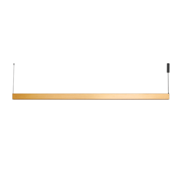 Glight L1524 W11 H60Mm 75W 24V Led Driver Included Up And Down Track Gold Colour 1.5M Suspension Kit And Gear Box In Black Colour