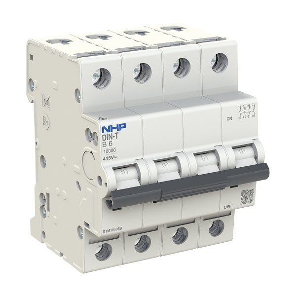 NHP Dint MCB 10kA 4P 40A C Curve