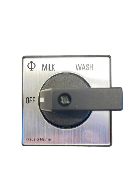 Kraus & Naimer 20A Panel Mount Off-Milk-Wash Switch