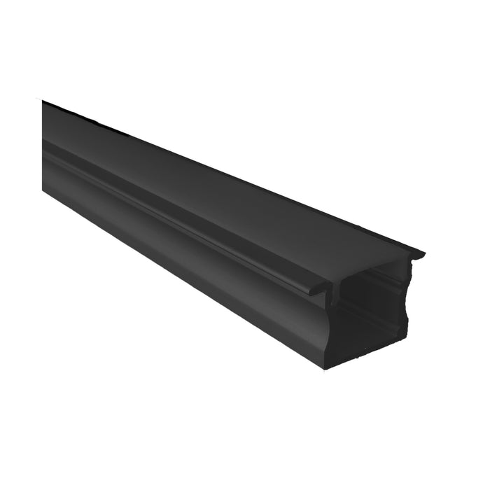 Switch Lighting Deep Recessedessed with-Wings Aluminum Extrusion/Profile Onyx Diffuser Black