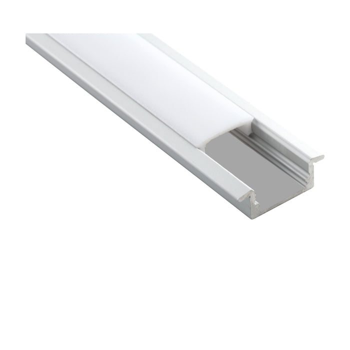 Switch Lighting Shallow Recessedessed with-Wings Aluminum Extrusion/Profile Opal Diffuser Aluminum