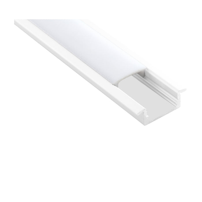 Switch Lighting Shallow Recessedessed with-Wings Aluminum Extrusion/Profile Opal Diffuser White