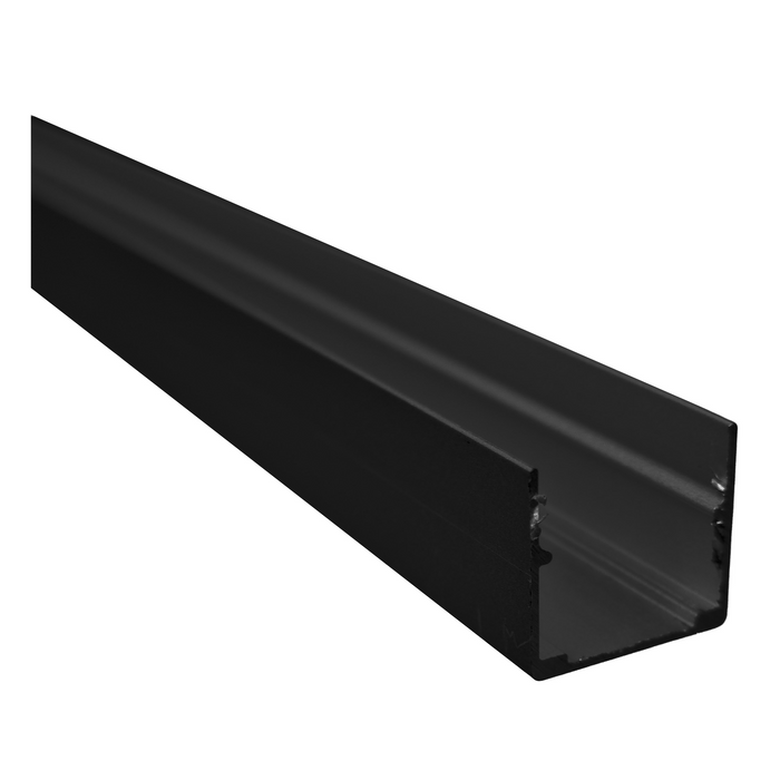 Switch Lighting 1m Straight Channel For 16x16mm Onyx Neon - Blk