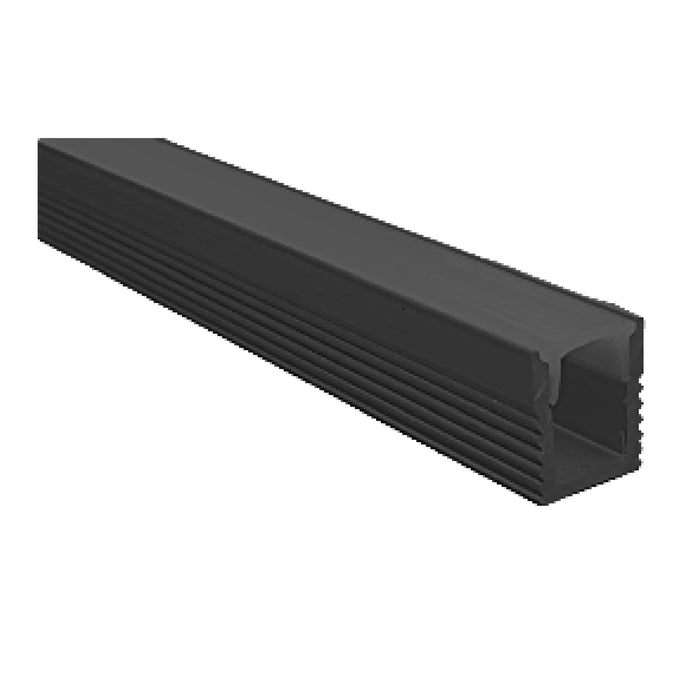 Switch Lighting Ultra Narrow Surface Mount Or Recessedessed Trimless Aluminum Extrusion/Profile Onyx Diffuser Black