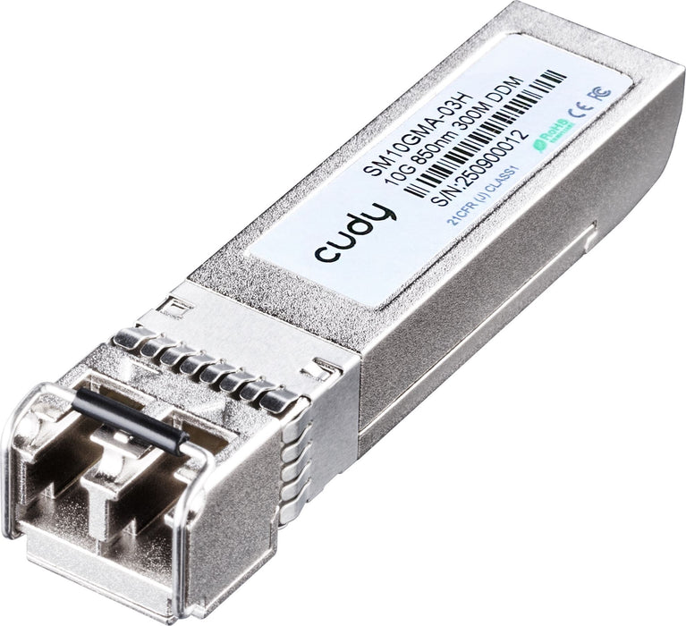 Cudy 10G Multi Mode Fibre (MMF) LC SFP+ Module. 850nm 300m