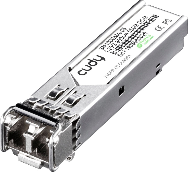 Cudy 1.25G Multi Mode (MM) LC SFP Module. 850nm 500m 7.5dB