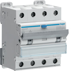 Hager RCBO 4P 10kA C-16A 30mA Type A