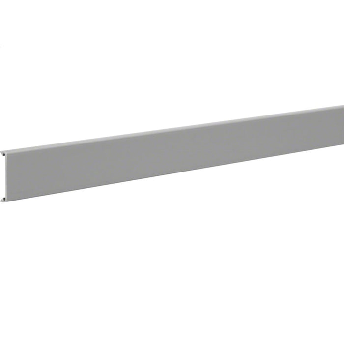 Hager Slotted Trunking Lid PVC DNG W=37 Stone Grey