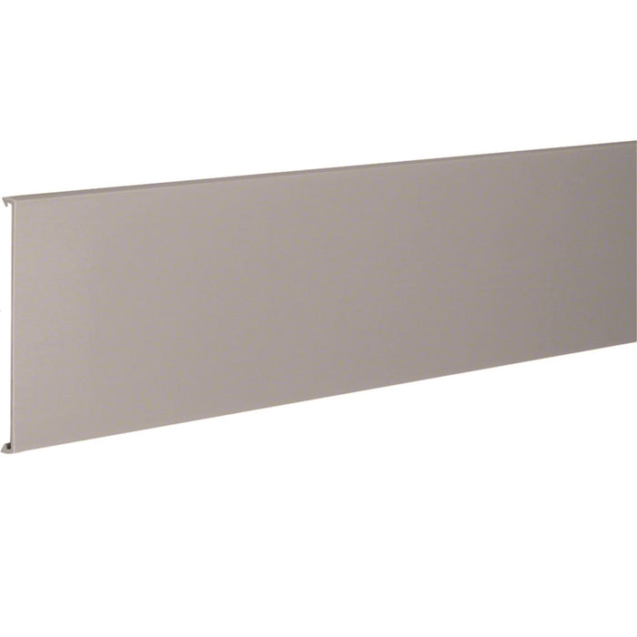 Hager Slotted Trunking Lid PVC DNG W=100 Stone Grey