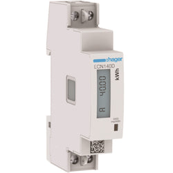 Hager 1Ph kWh Meter Direct 40A 1M