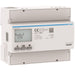 Hager 3Ph kWh Meter Direct 125A 6M Modbus Mid