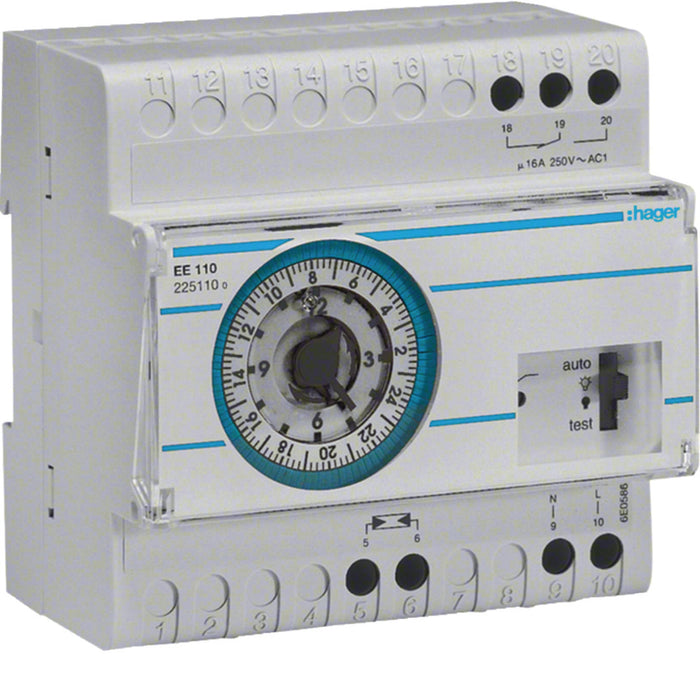 Hager Light Sensitive Switch 24H Program
