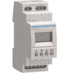 Hager Multi-Function Time Switch 2 Channels Blue