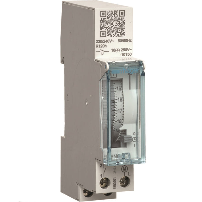 Hager Time Switch Daily Cycle With Reserve 1 Channel 1 Module