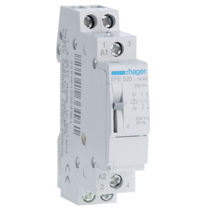 Hager Latching Relay 2NO 230V