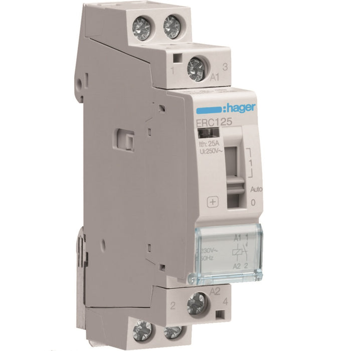 Hager Override Contactor 25A 1NO 230V