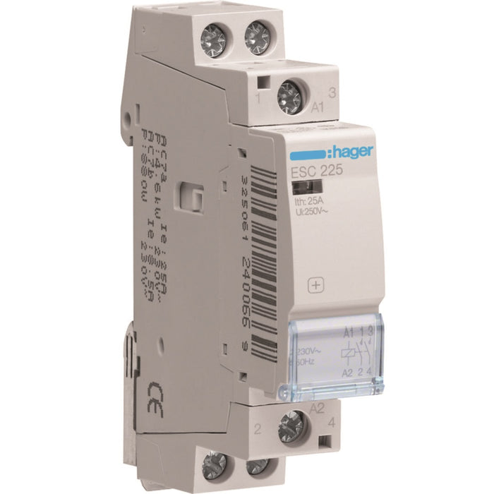 Hager Contactor 25A 2NO 230V
