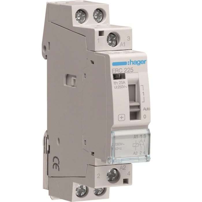 Hager Override Contactor 25A 2NO 230V