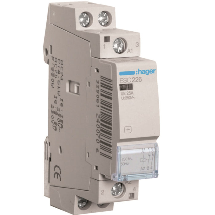 Hager Contactor 25A 2NC 230V