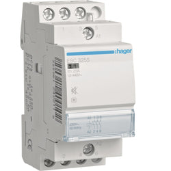Hager Humfree Contactor 25A 3No 230V