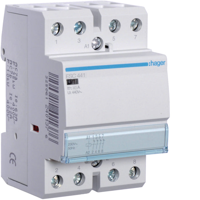 Hager Contactor 40A 4Nc 230V