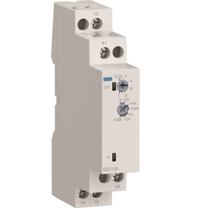 Hager On Delay Time Relay 24-240V AC/DC