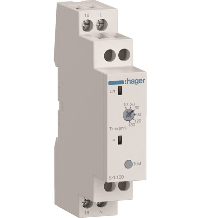 Hager Emergency Light Tester Time Relay 230V