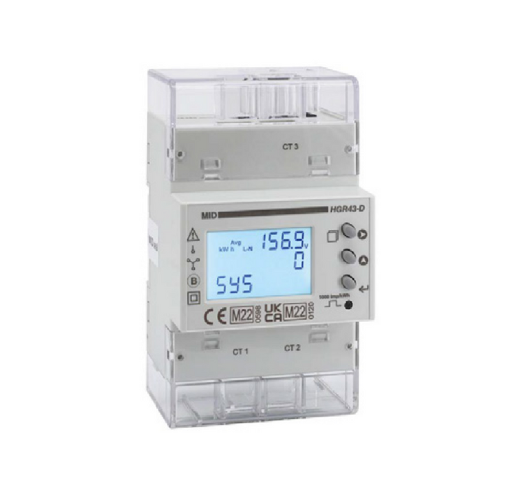 Hager Three Phase Multi-Function Digital Meter