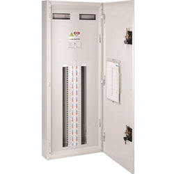 Hager 72 Pole Board With 160A Isolator Switch