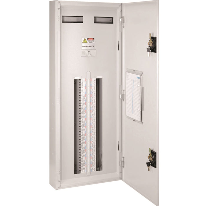 Hager 72 Pole Board With 160A Isolator Switch