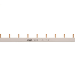 Hager Insulated Prong Busbar 1P 80A 16mm2 9C