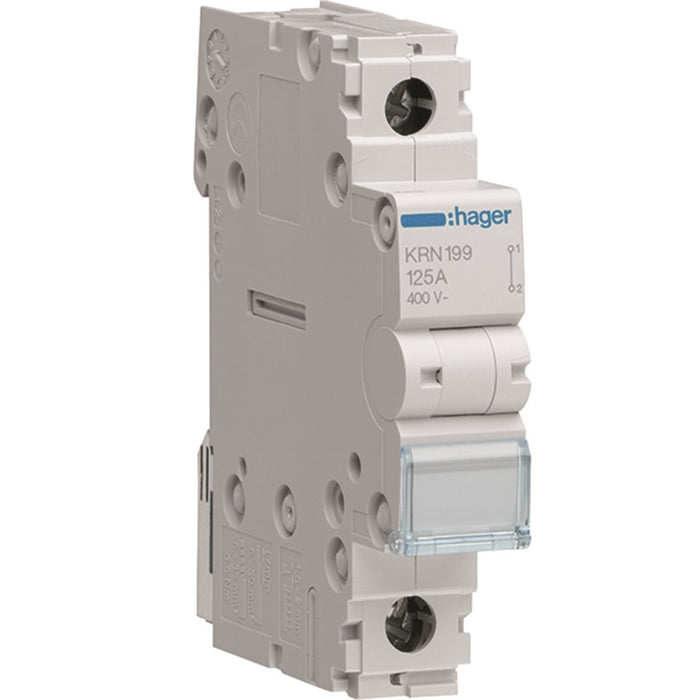 Hager Neutral Connecting Block 125A