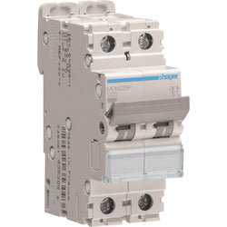 Hager MCB 2P 6kA D-20A 2M
