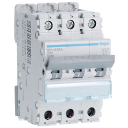 Hager MCB 3P 10kA D-25A 3M