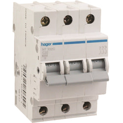 Hager MCB 3P 10kA C-32A 3M