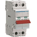 Hager 2P 63A Switch Red Toggle 35Sq Terminal