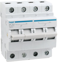 Hager 2 Pole Changeoverswitch 63A I-0-II