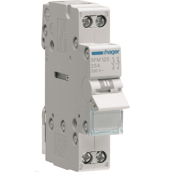 Hager 1P 25A Changeover