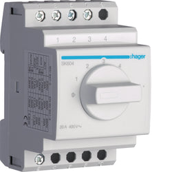 Hager Changeover Switch 4DIRO