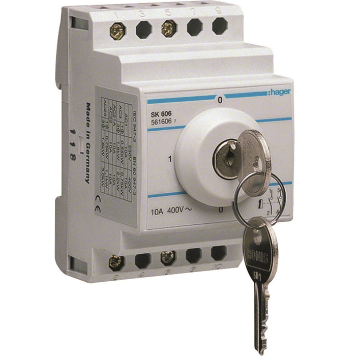 Hager Switch With Key 20A