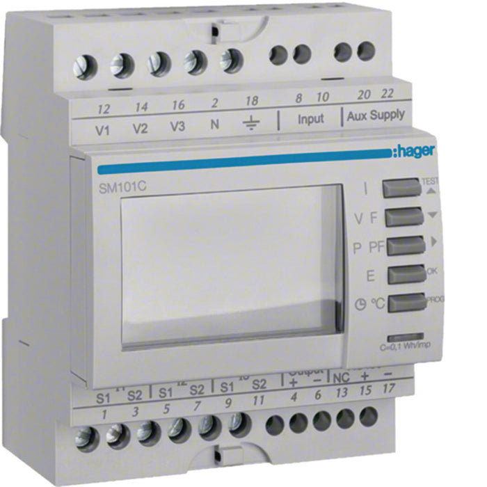 Hager Communicant Modular Multifunction Meter